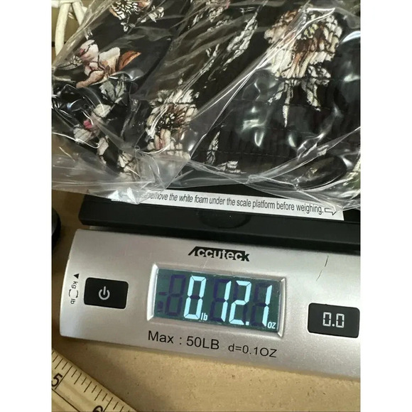 Xhilaration Smocked Floral Wide Leg Jumpsuit Sz M Dark Cottagecore Fairy Stretch - Picture 9 of 9